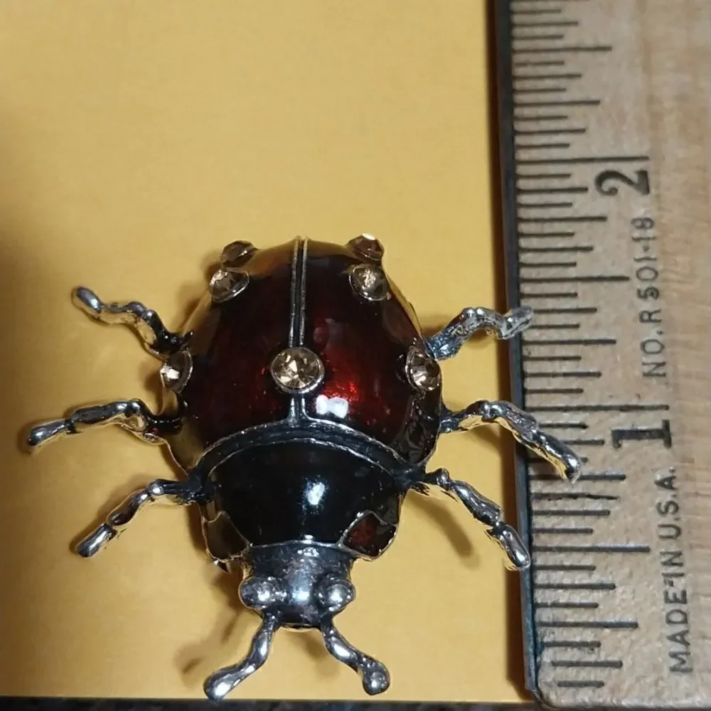 Large Enamel Ladybug...NEW